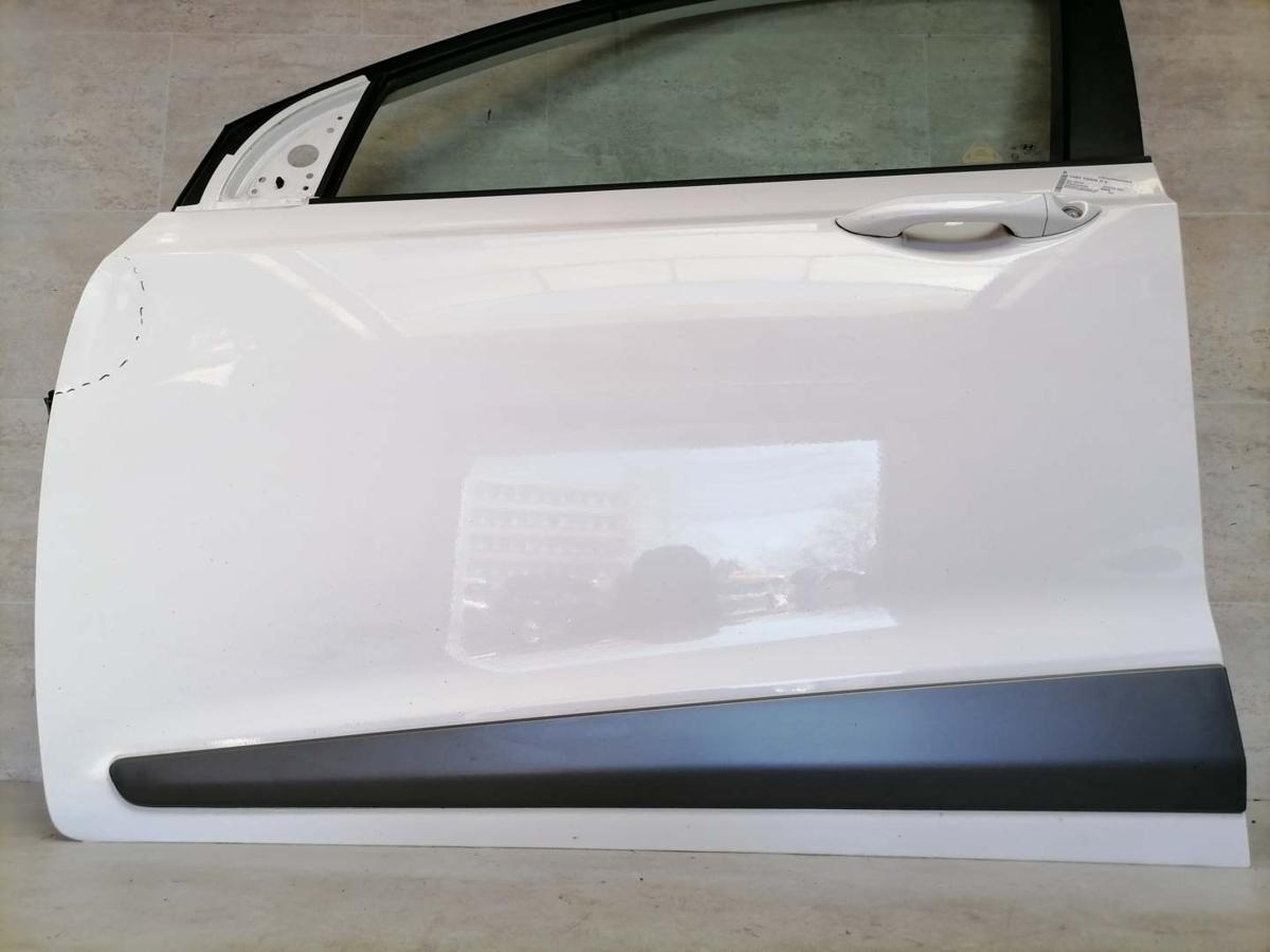 Hyundai I10 IA Bj.2016 original T&uuml;r vorn links Polarweiss BMS besch&auml;digt